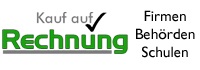 Firmen, Behörden und Schulen auf Rechnung