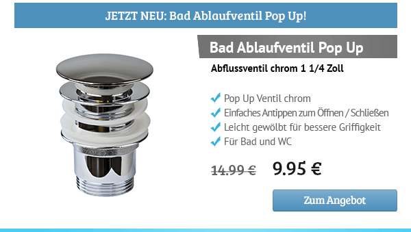 Angebot-Ablaufventil