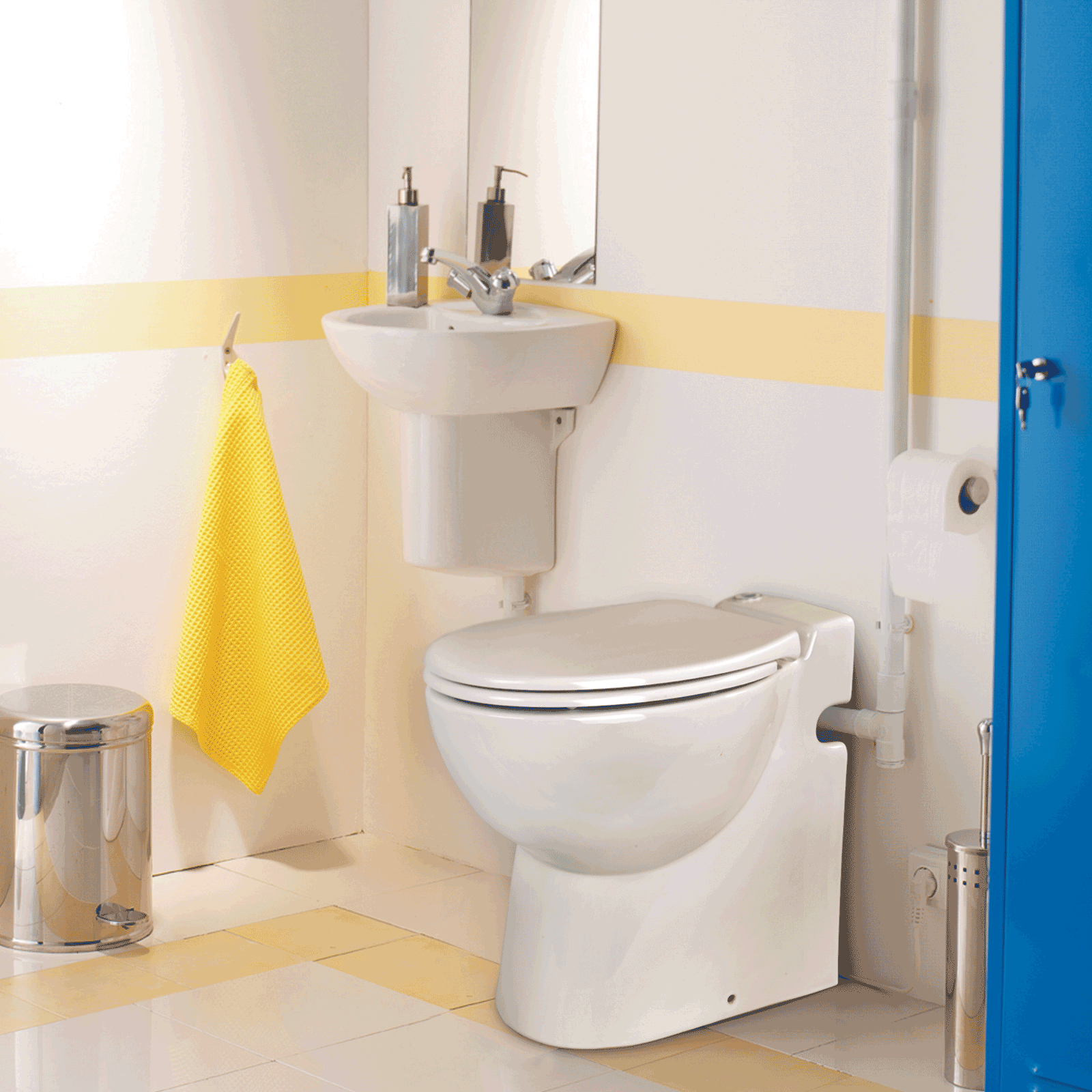 SFA Lomac Gestolette 1010 Keramik  Stand WC  Toilette mit 