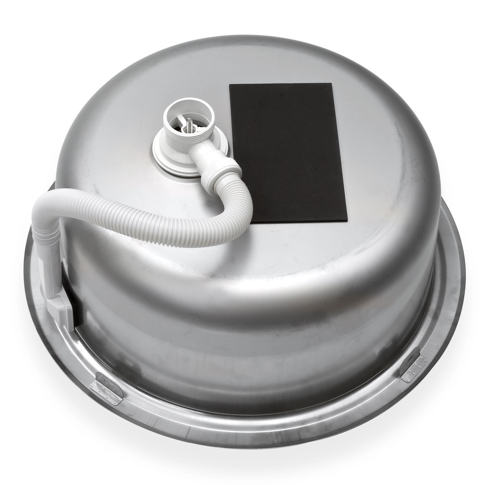 Edelstahl Einbauspüle Ronda1 Waschbecken Spüle Küchenspüle rund